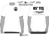 85th TES F-16 Squadron T-Shirt D2, USAF Licensed Product