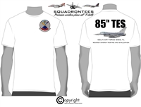 85th TES F-16 Squadron T-Shirt D2, USAF Licensed Product