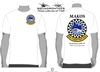 93rd Fighter Squadron Makos Logo Back Squadron T-Shirt  - USAF Licensed Product