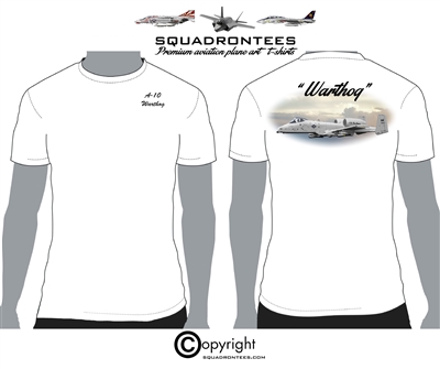 A-10 Warthog - Premium Plane Art Squadron T-Shirt