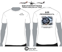A-10 Thunderbolt II Gun Graphic - Premium Plane Art Squadron T-Shirt