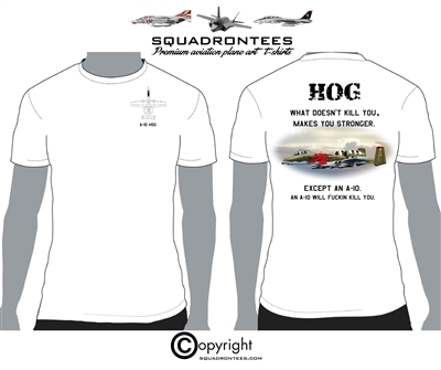 A-10 Hog - Premium Plane Art Squadron T-Shirt