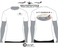 A-7 Corsair II - Premium Plane Art Squadron T-Shirt D-2