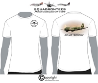 AC-47 Spooky Side View  - Premium Plane Art T-Shirt