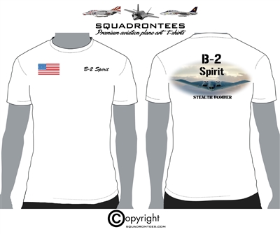 B-2 Spirit - Premium Plane Art Squadron T-Shirt