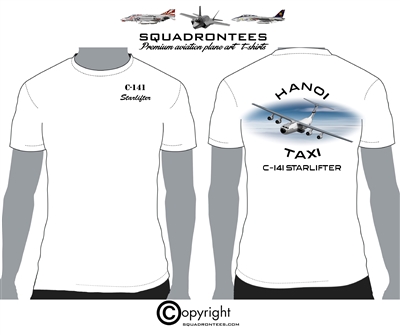 C-141 Starlifter Hanoi Taxi - Premium Plane Art T-Shirt