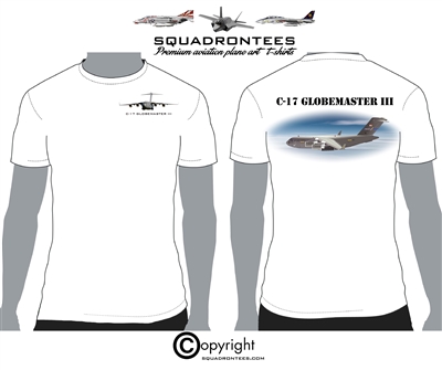 C-17 Globemaster III - Premium Plane Art T-Shirt