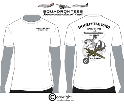 Doolittle Raid B-25 - Premium Plane Art T-Shirt