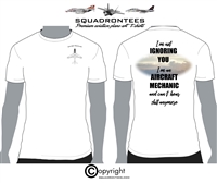 EA-6B Prowler Aircraft Mechanic - Premium Plane Art Squadron T-Shirt