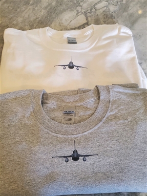 F-16 Viper / Fighting Falcon Neckline Tee - Premium Plane Art T-Shirt