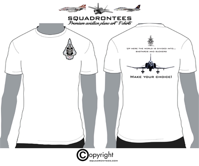 F-4 Phantom Bast... & Suck... - Premium Plane Art T-Shirt