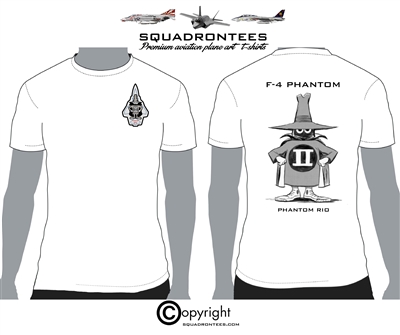 F-4 Phantom Man Rio - Premium Plane Art T-Shirt