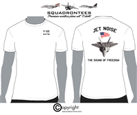 F-22 Raptor Jet Noise - Premium Plane Art Squadron T-Shirt