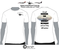 F-35 Lightning II Aircraft Mechanic - Premium Plane Art Squadron T-Shirt