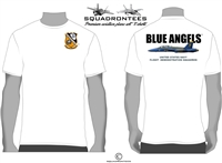 Navy Blue Angels #7 Squadron T-Shirt D3 - USN Licensed Product