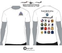 F-14 Tomcat NAS Oceana D2 Squadron T-Shirt - USN Licensed Product