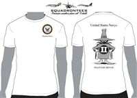 USN F-4 Phantom Driver Squadron T-Shirt - USN Licensed Product