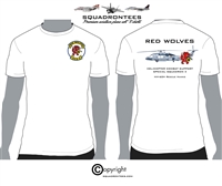 HCS-4 Red Wolves Squadron T-Shirt D2, USN Licensed Product