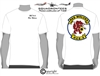 HCS-4 Red Wolves Squadron Logo Back T-Shirt, USN Licensed Product