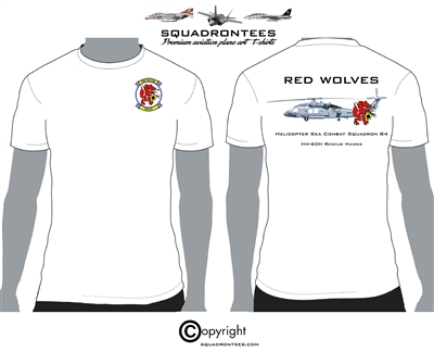 HSC-84 Red Wolves Squadron T-Shirt - USN Licensed Product