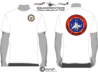 US Navy TopGun Fighter Weapons School Squadron T-Shirt D1 - USN Licensed Product