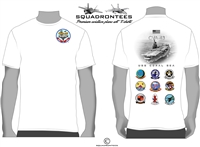 USS Coral Sea CVA-43 Squadron T-Shirt - USN Licensed Product.