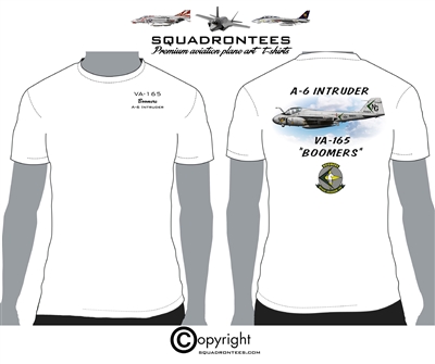 VA-165 Boomers A-6 Squadron T-Shirt - USN Licensed Product