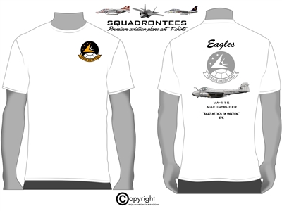 VA-115 Eagles A-6 Intruder Squadron T-Shirt - USN Licensed Product