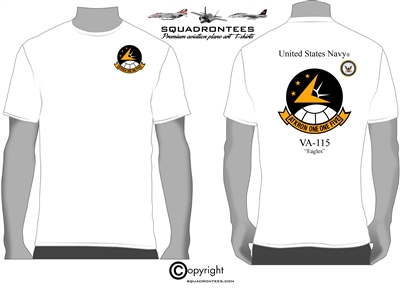 VA-115 Eagles Logo Back T-Shirt - USN Licensed Product
