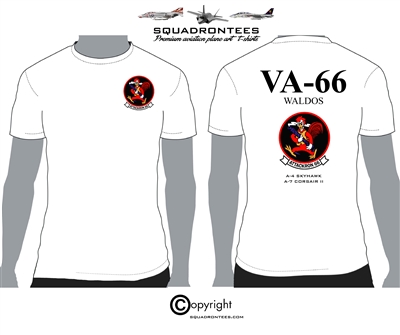 VA-66 Waldos Squadron T-Shirt - USN Licensed Product