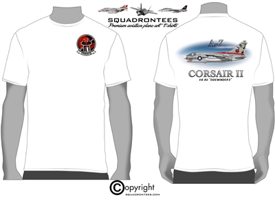 VA-86 Sidewinders A-7 Corsair II Squadron T-Shirt D2 - USN Licensed Product