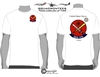 VAQ-129 Vikings Logo Back Squadron T-Shirt - USN Licensed Product