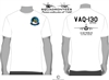 VAQ-130 Zappers EA-6B Prowler Squadron T-Shirt D2 - USN Licensed Product