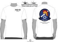VAQ-131 Lancers Logo Back Squadron T-Shirt D1 - USN Licensed Product