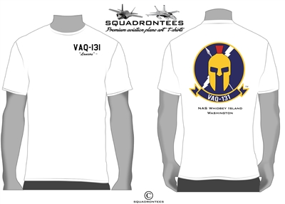 VAQ-131 Lancers Logo Back Squadron T-Shirt D2 - USN Licensed Product