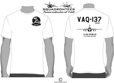 VAQ-137 Rooks EA-6B Prowler Squadron T-Shirt D2 - USN Licensed Product