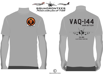 VAQ-144 Main Battery EA-18G Squadron T-Shirt D1, USN Licensed Product