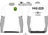 VAQ-209 Star Warriors EA-6B Prowler Squadron T-Shirt D2 - USN Licensed Product