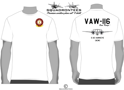 VAW-116 Sun Kings E-2C Squadron T-Shirt - USN Licensed Product