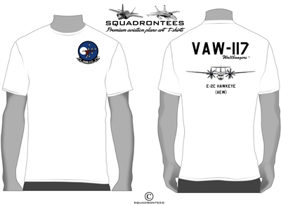 VAW-117 Wallbangers E-2C Squadron T-Shirt - USN Licensed Product