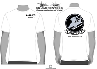 VAW-120 Greyhawks Logo Back Squadron T-Shirt - USN Licensed Product