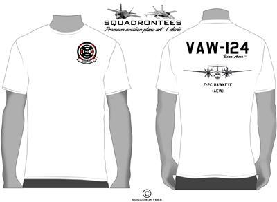 VAW-124 Bear Aces E-2C Squadron T-Shirt - USN Licensed Product