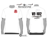 VF-102 Diamondbacks F-14 Tomcat Squadron T-Shirt D3 - USN Licensed Product