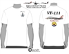 VF-111 Sundowners F-14 Tomcat Squadron T-Shirt D-2 - USN Licensed Product
