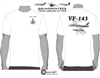 VF-143 Pukin Dogs F-14 Tomcat D4 Squadron T-Shirt - USN Licensed Product