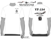 VF-154 Black Knights F-4 Phantom Squadron T-Shirt D3 - USN Licensed Product