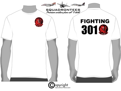 VF-301 Devils Disciples Squadron T-Shirt - USN Licensed Product