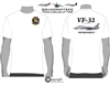 VF-32 Swordsmen F-14 Tomcat Squadron T-Shirt D2 - USN Licensed Product