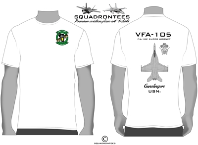 VFA-105 Gunslingers F/A-18 Squadron T-Shirt - USN Licensed Product