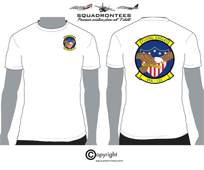 VFA-122 Flying Eagles Squadron T-Shirt - USN Licensed Product